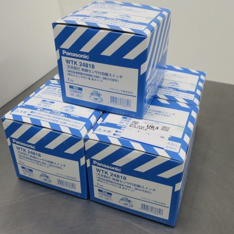 Panasonic 天井取付 熱線センサ付自動スイッチ WTK24818 5個セット