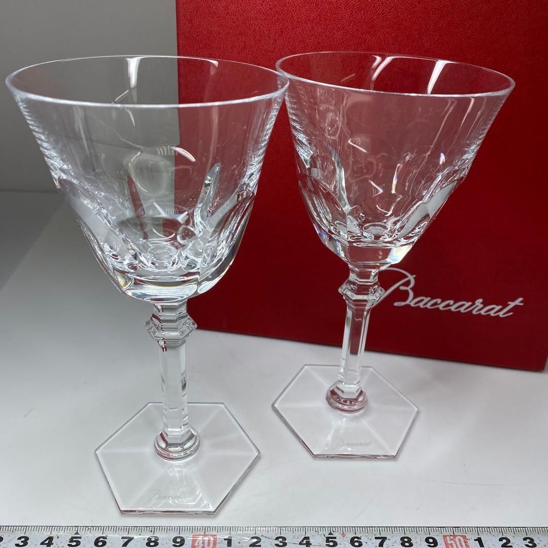 バカラ アルクールイヴ ワイングラス ペア 高さ17㎝ 東な7-0207 2F