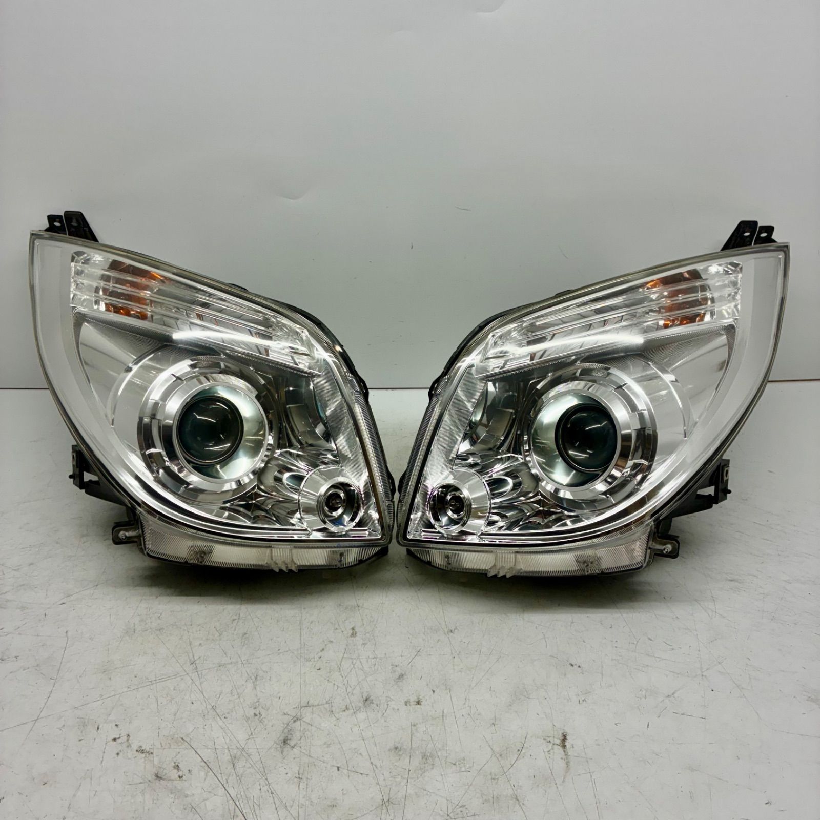 コーティング済 スズキ MK21S パレット リミテッド 純正 ヘッドライト ランプ レンズ 左右セット LR HID KOITO 100-59175 P71636