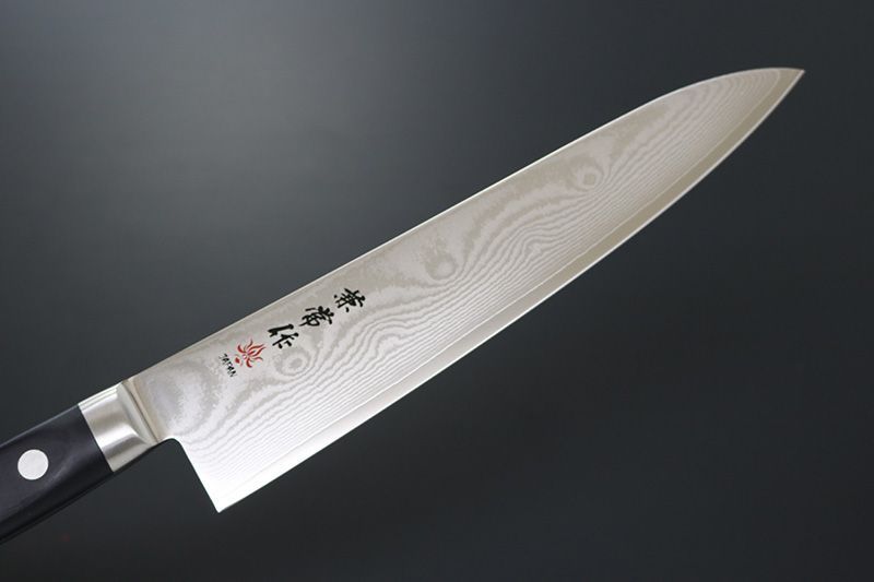 KC-202 関兼常 33層ダマスカス鋼 口金付牛刀 POM柄 210mm - メルカリ