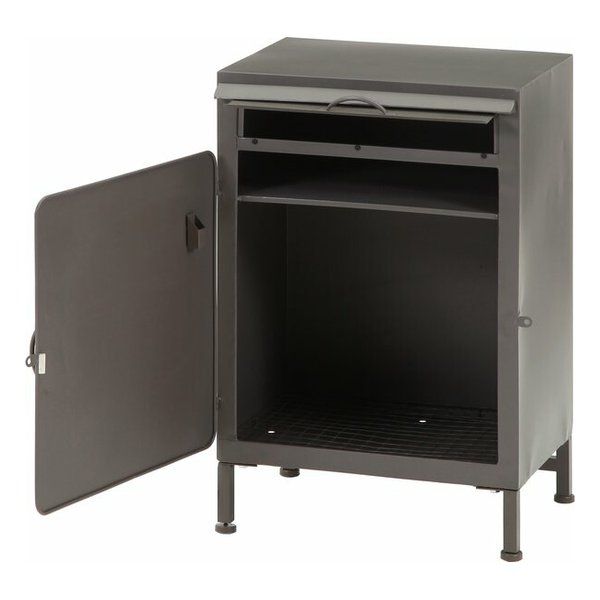 不二貿易 フジボウエキ 宅配ボックス マーガレット 鍵穴付き グレー XBS211164GY 2543526