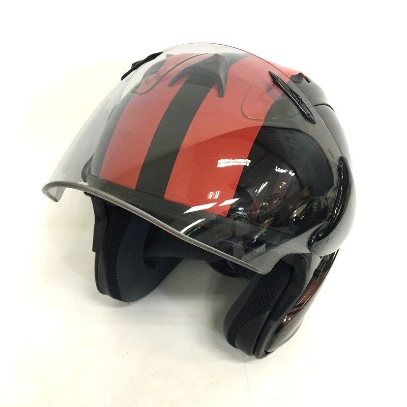 Arai アライ SZ-RAM4 KAWASAKI ジェットヘルメット 除菌消臭済 Mサイズ ブラウン オレンジ オートバイ ツーリング ライディング バイカー バイク用品 TA3574