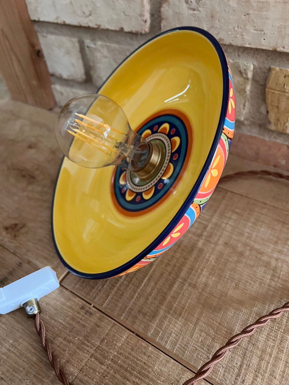 マグレブの光彩 チュニジアン ポタリーペンダント │ 陶器ペンダントライト 陶器照明 セラミックランプ インテリア照明 ムード照明 おしゃれ照明 NEXPOTALLINN_EU