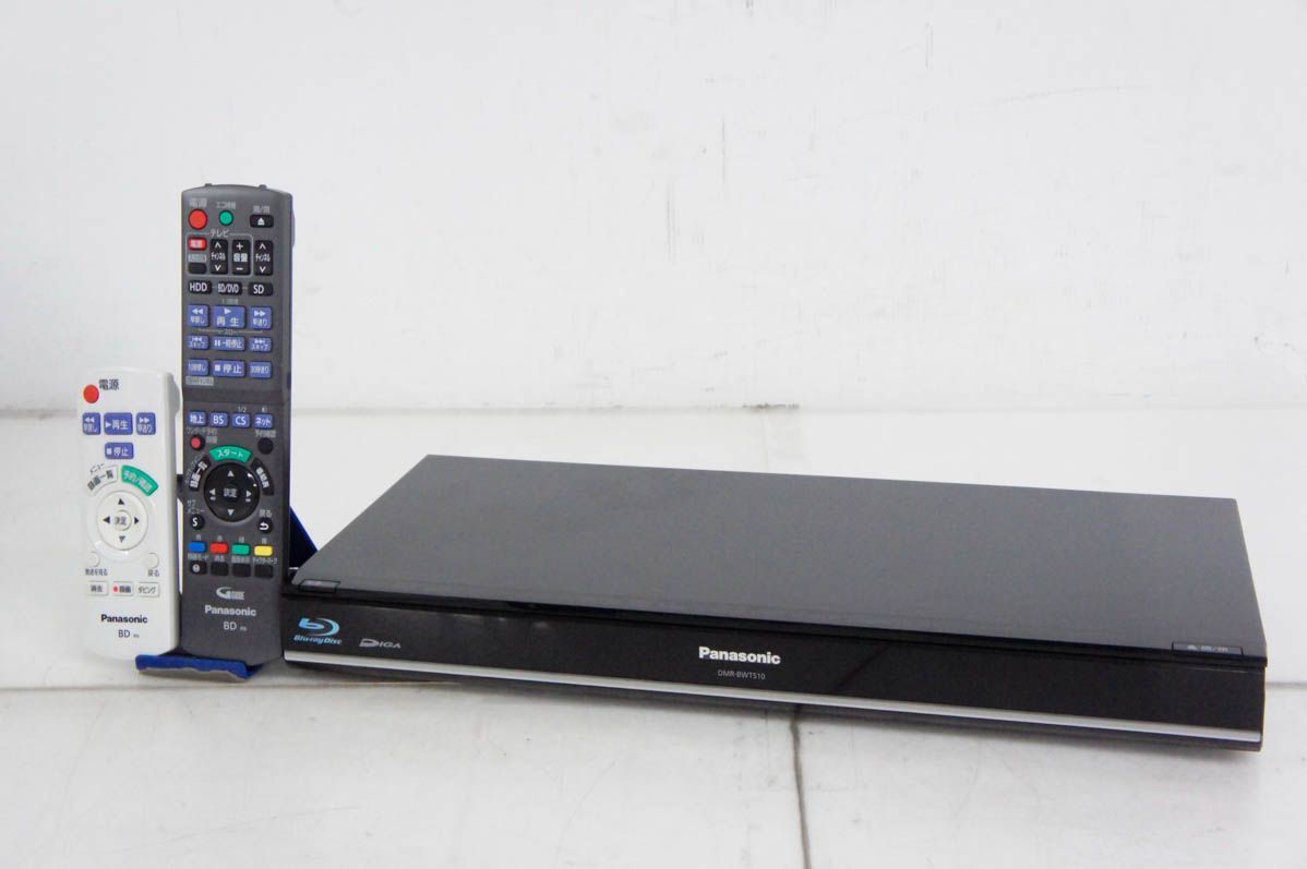 Panasonicパナソニック HDD搭載ハイビジョンブルーレイディスクレコーダー 3D対応 HDD500GB DMR-BWT510-K