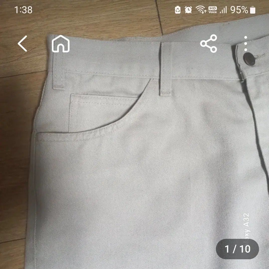 levis Sta-Prest アイボリー ジーンズ 36x101