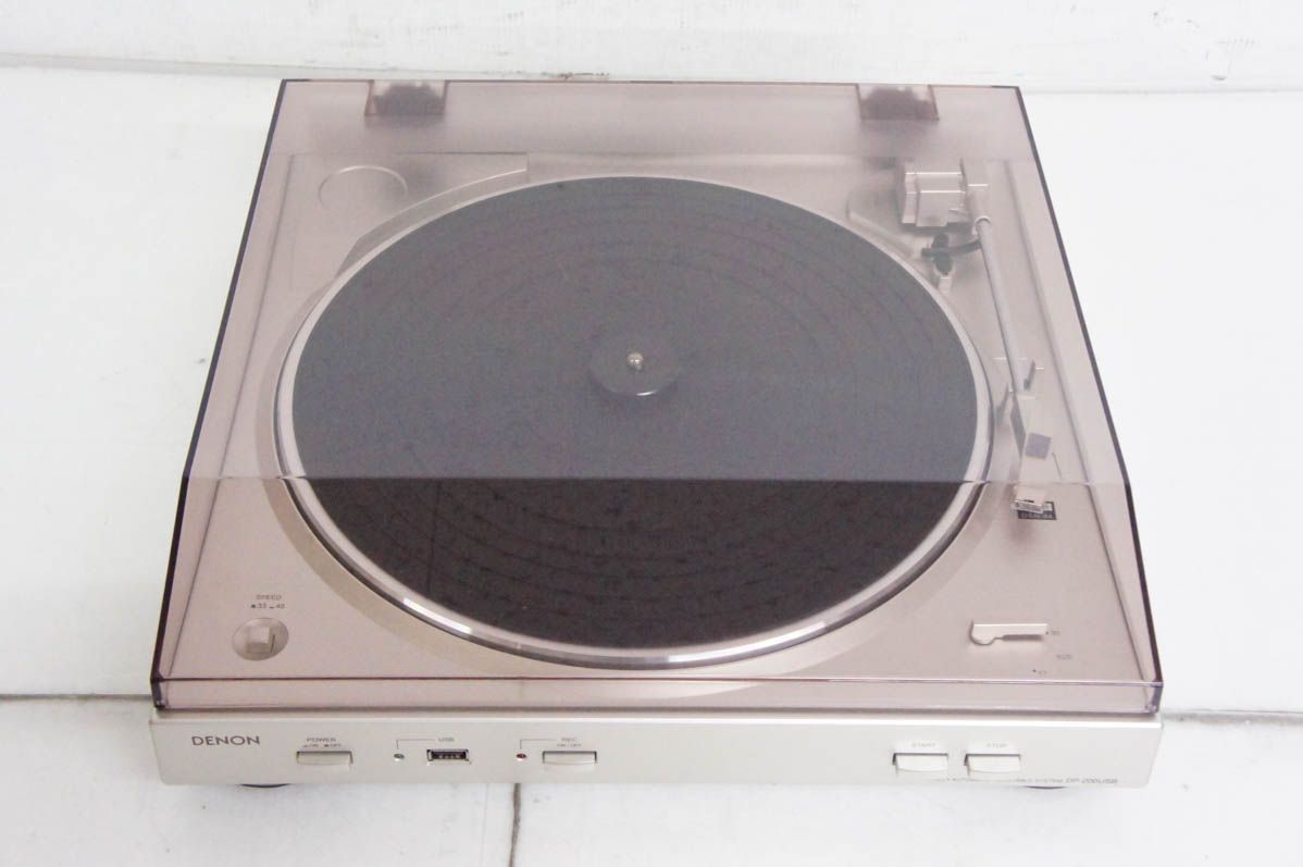 DENONデノン レコードプレーヤー DP-200USB フルオートプレーヤーシステム USB対応