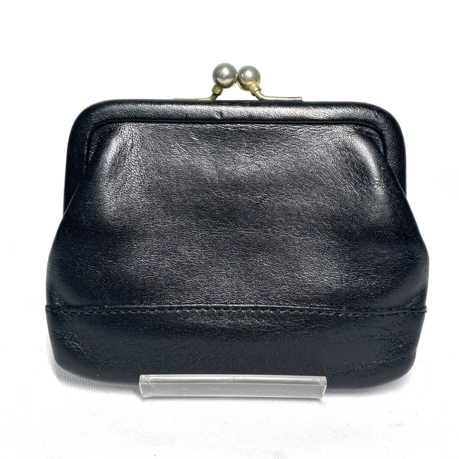 オールドコーチ OLD COACH レザー ブラック がま口 小銭入れ コイン