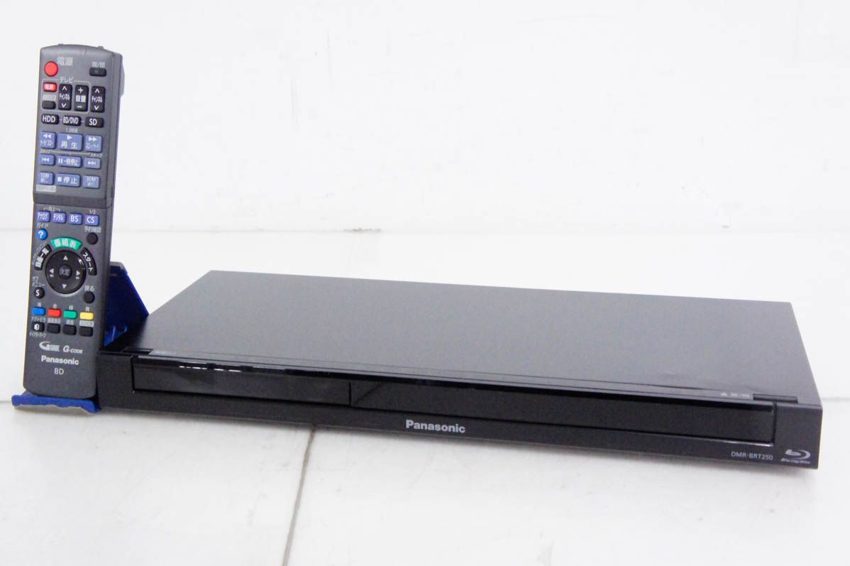 Panasonicパナソニック ハイビジョンブルーレイディスクレコーダー DMR-BRT 250-K 3 Dディスク対応