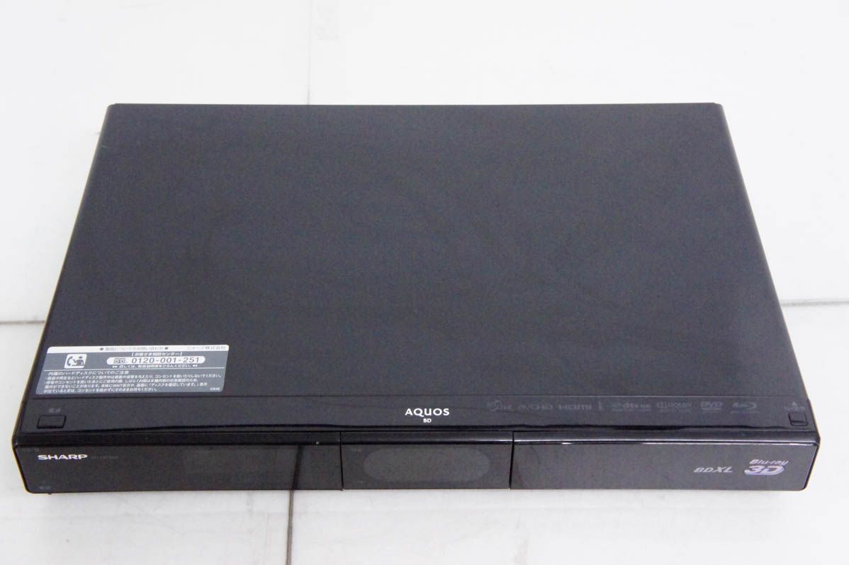 SHARPシャープ ブルーレイディスクレコーダー AQUOSアクオス HDD320GB BD-HDS63 ブルーレイ3Dディスク対応