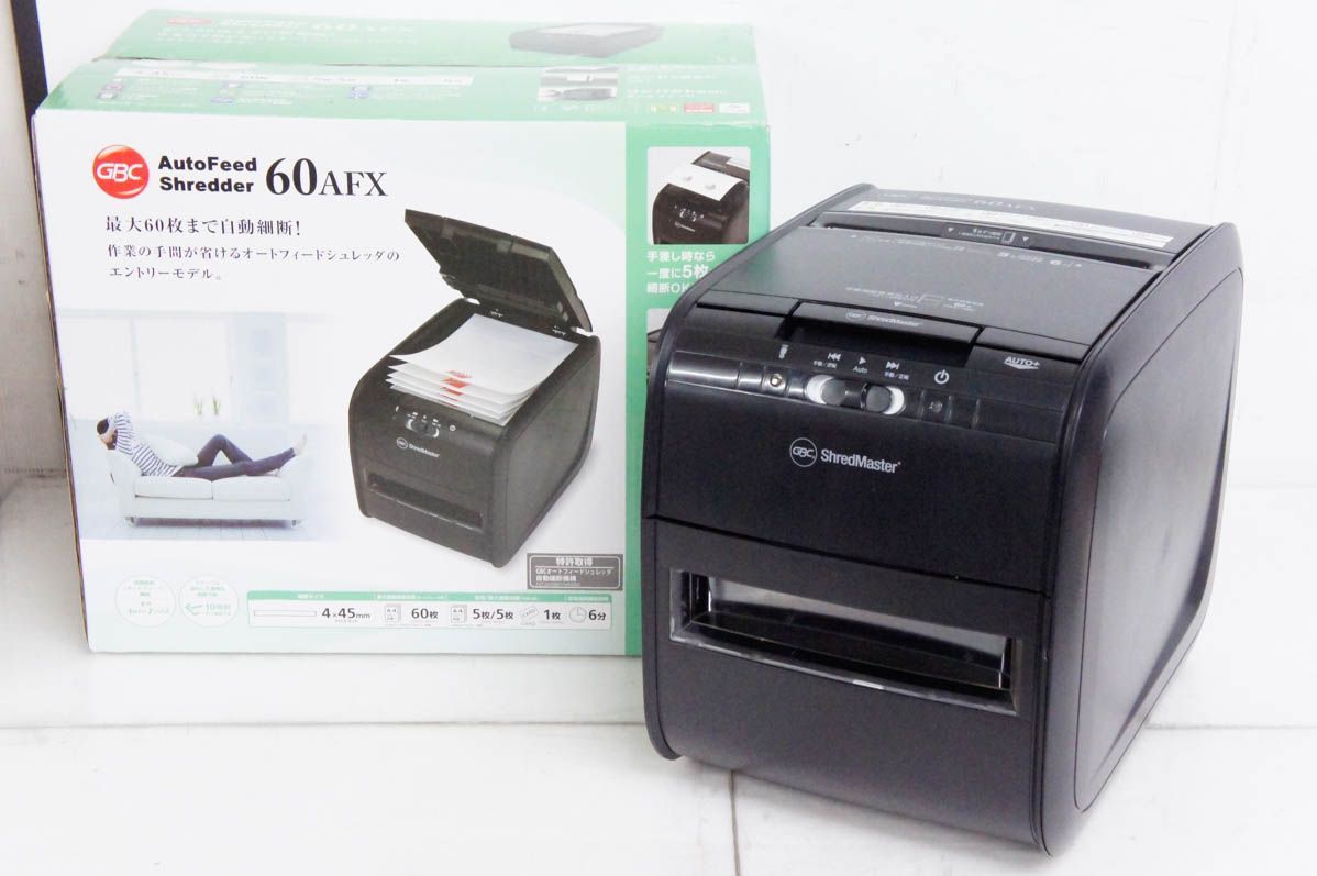 アコ ブランズ ジャパン GBC オートフィードシュレッダー クロスカット A4 GCS60AFX