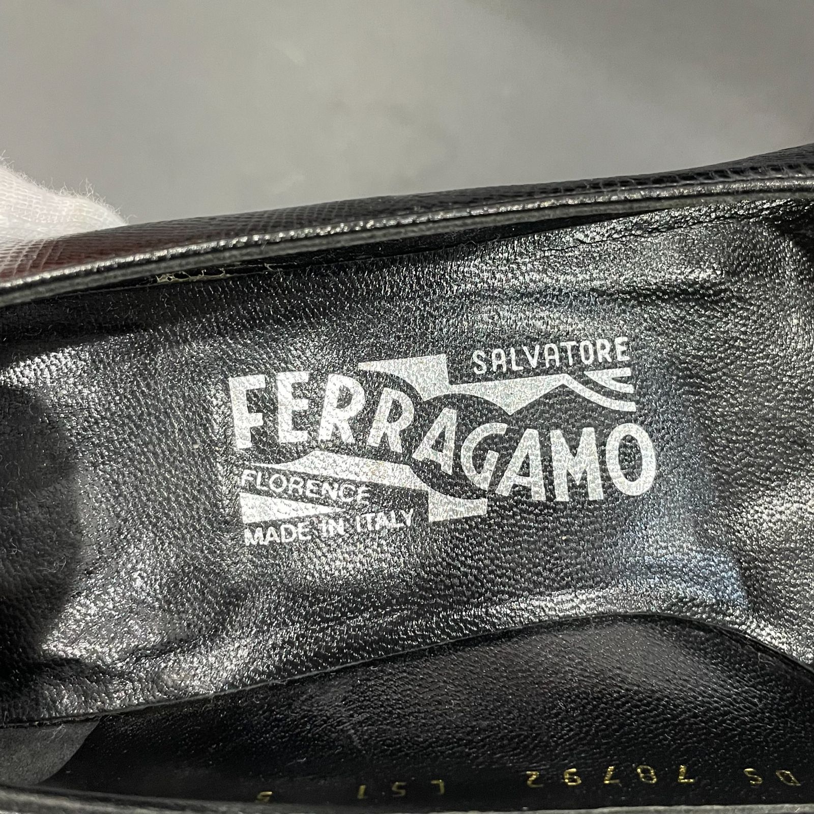 パンプス レザー