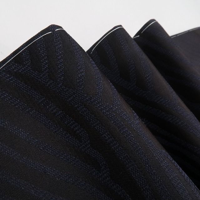 ❁tomihisa❁ 着物 正絹 仕付け糸付 トールサイズ 藍染め 藍染の深みに心惹かれる お召 7023