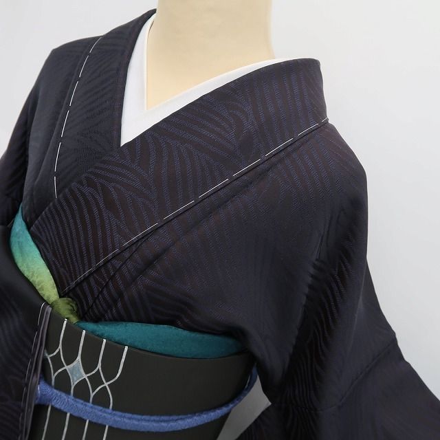 正絹 仕付け糸付