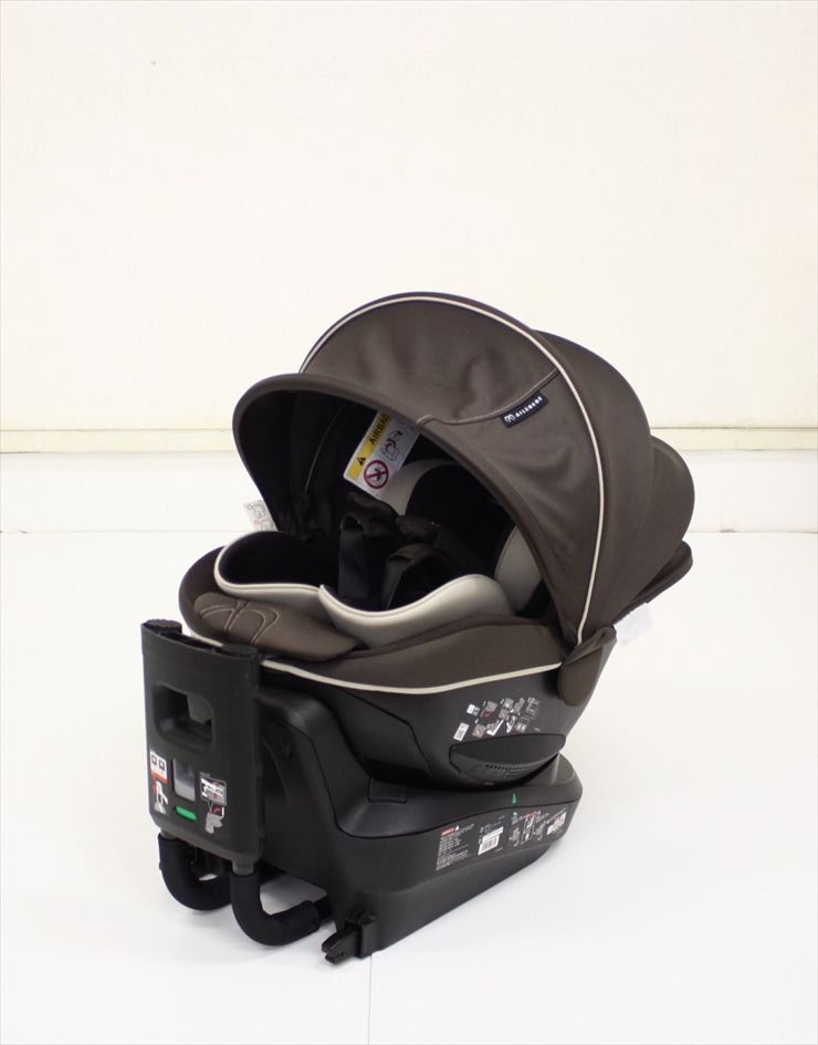 エールベベ クルット5i グランス BF921 グランブラウン 日本製 カーメイト ISOFIX固定 新生児OK クリーニング済み B4928021