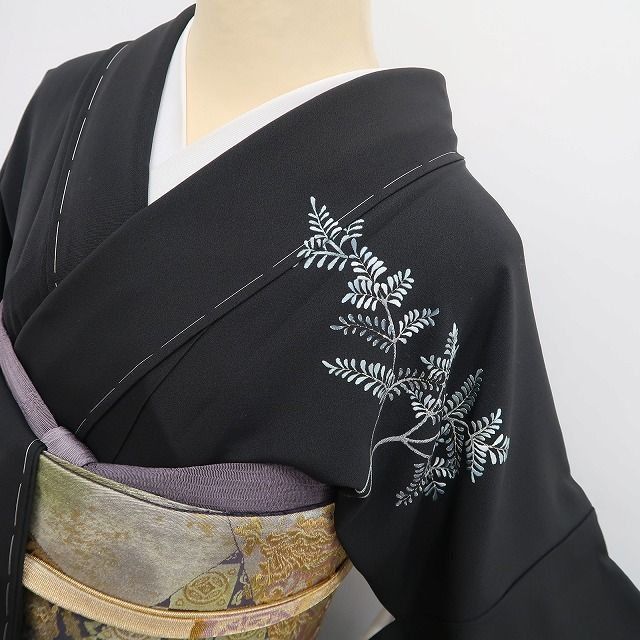 ❁tomihisa❁新品 刺繍 お仕立て上がり品 着物 仕付け糸付 トール