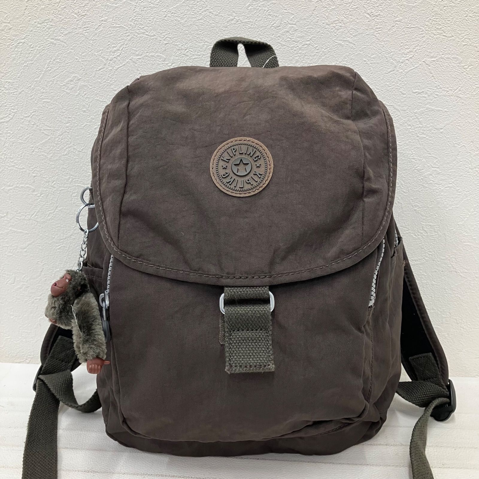 5525 Kipling キプリング リュック バックパック ブラウン系 茶系 