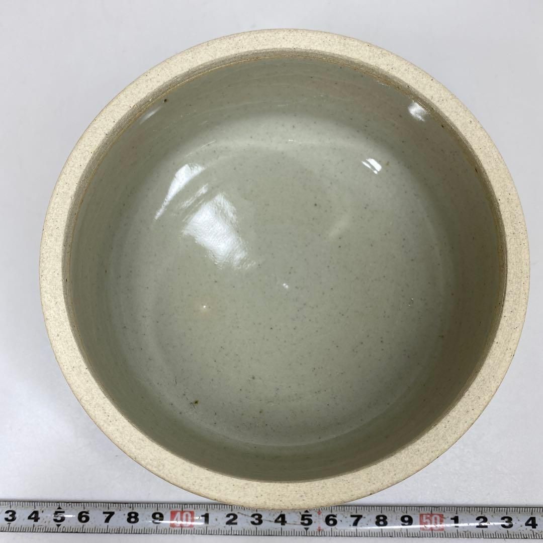 椋木英三 笹絵蓋物 共箱 師:寛次郎 高さ約16㎝（蓋込） 東里7-0207①