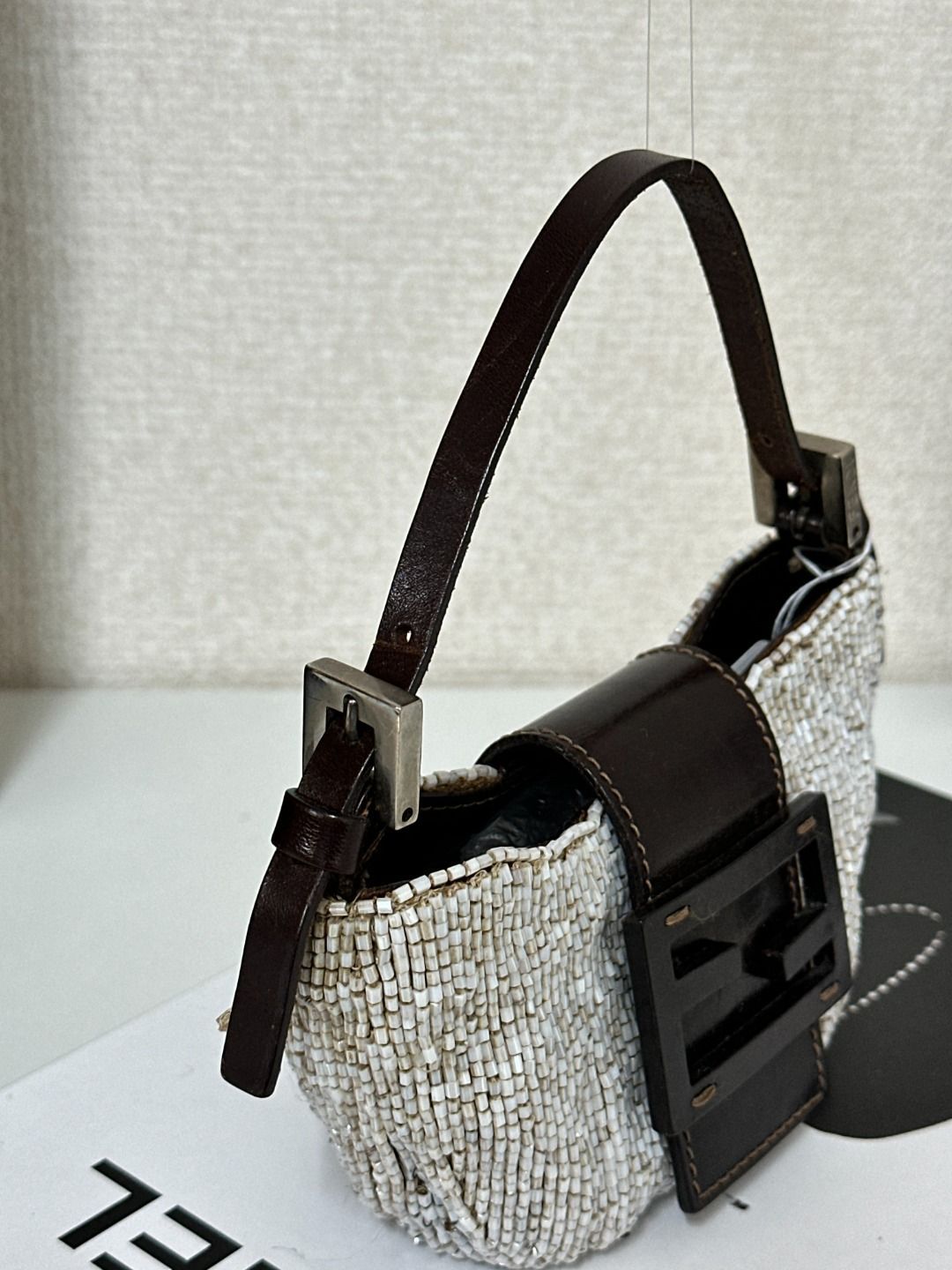 FENDI ミニクロワッサン FENDI/フェンディ】 ミニクロワッサン ズッカ ポーチ ミニバッグ