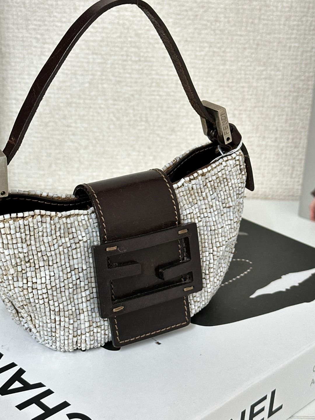 FENDI ミニクロワッサン FENDI/フェンディ】 ミニクロワッサン ズッカ ポーチ ミニバッグ