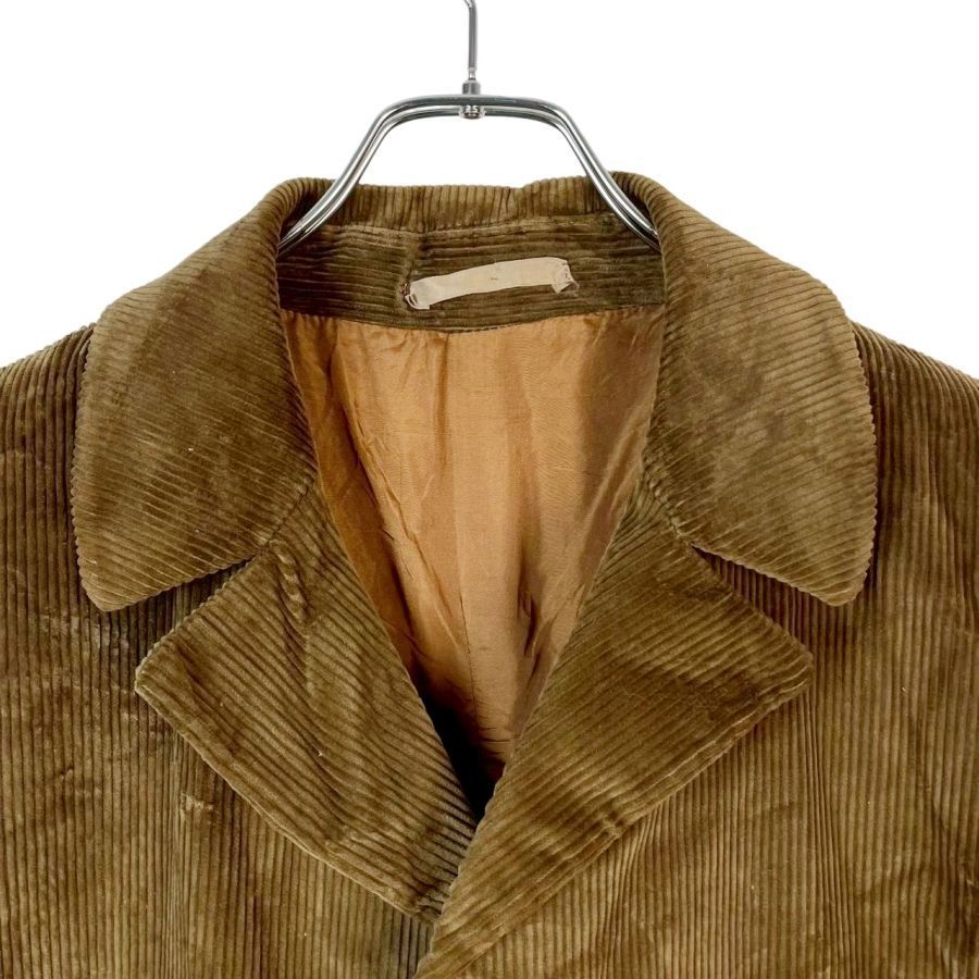 Burtonコーデュロイジャケットテーラードジャケット太畝ブラウン茶色