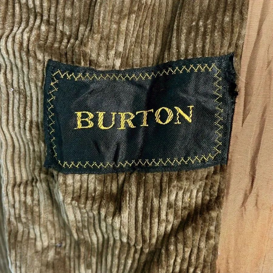 Burtonコーデュロイジャケットテーラードジャケット太畝ブラウン茶色