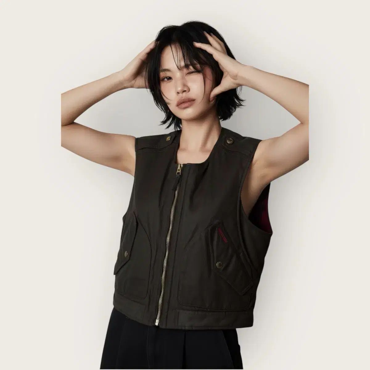 55 バーバリーブリット 肩章 ダウン ベスト ジャケット