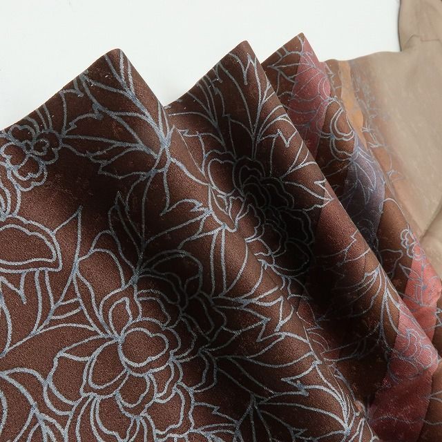  六花-RIKKA- 正絹 千地泰弘落款 トールサイズ 訪問着 着物 A 3625 訪問着 付け下げ 着物