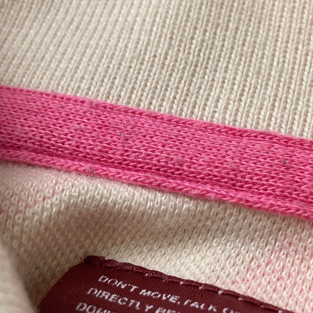 サイズ：S MARK&LONA マークアンドロナ 半袖ポロシャツ 総柄 ピンク系