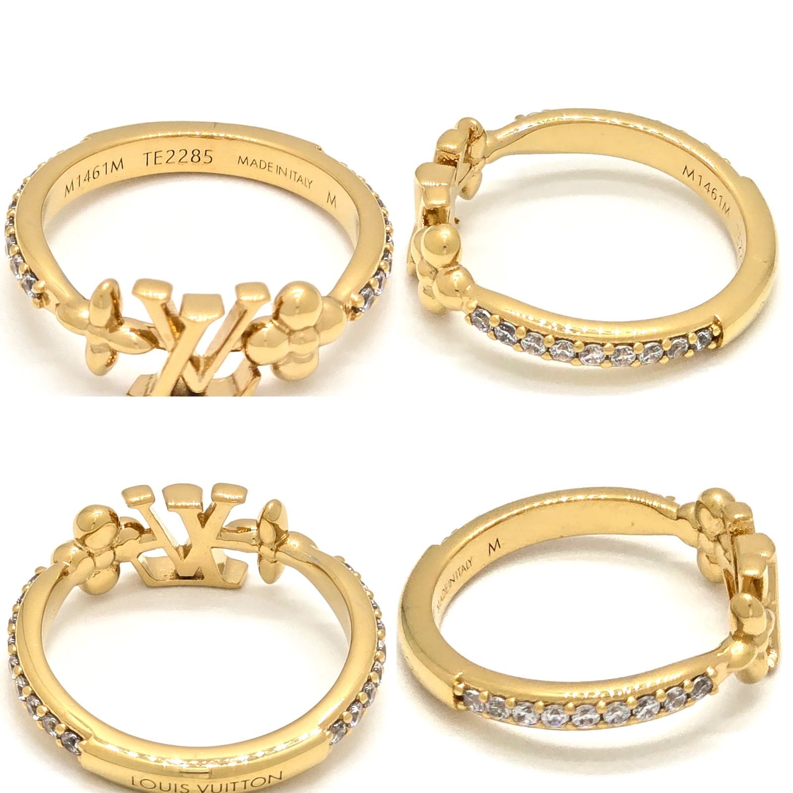 現行品 ヴィトン リング LV アイコニック ストラス Louis Vuitton ルイ