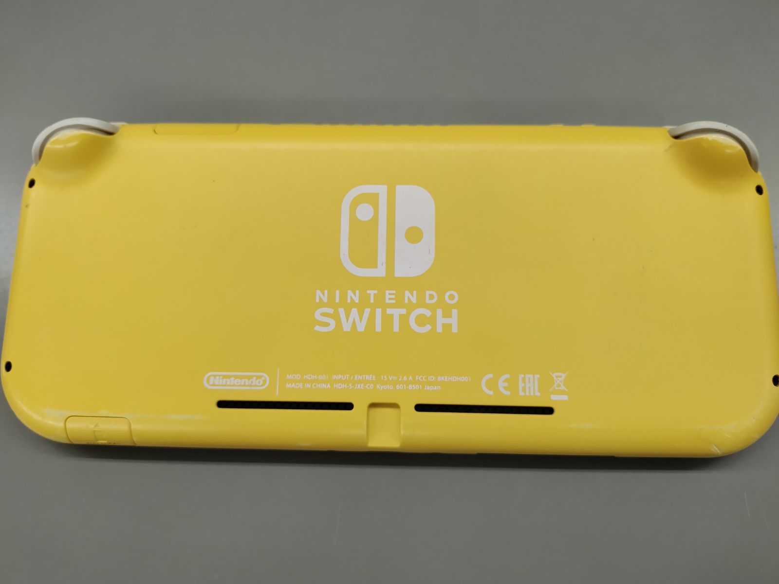 ジャンク本体】Nintendo Switch Lite イエロー 動作不良品 【50-51