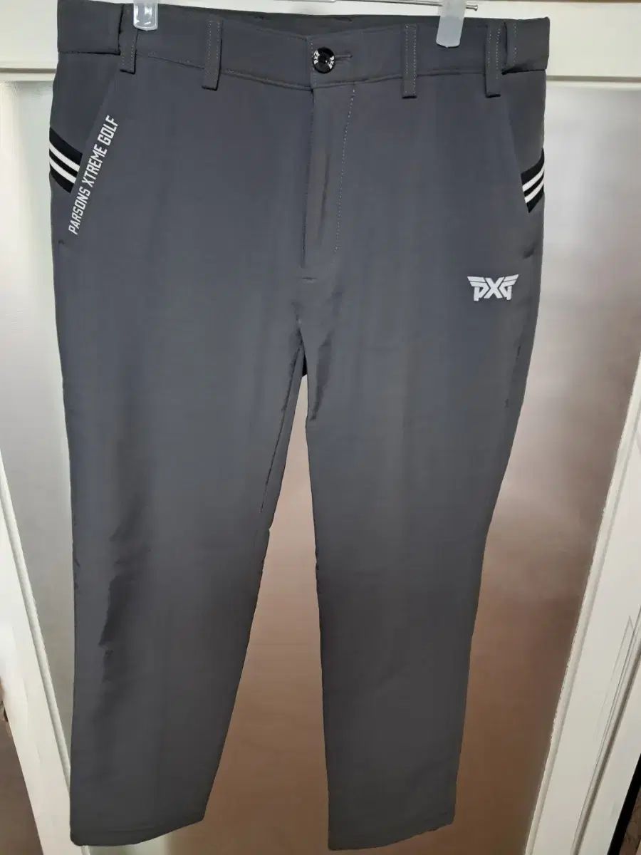 PXG ゴルフ メンズ 冬 起毛 ゴルフ ズボン グレー 32