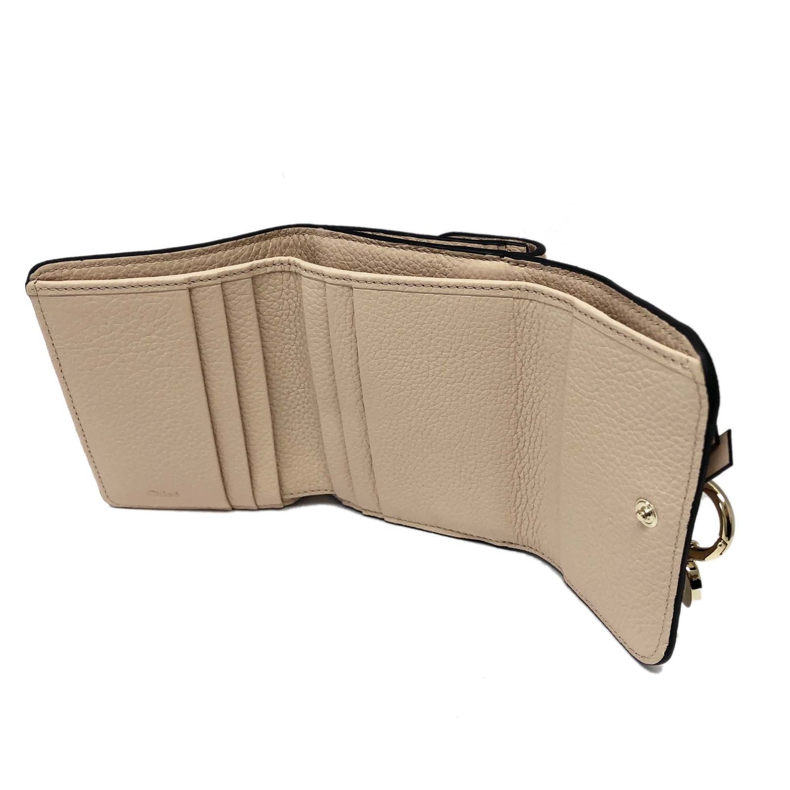 新品 Chloe クロエ CHC21WP945 F57 6J5 ALPHABET 三つ折り財布 
