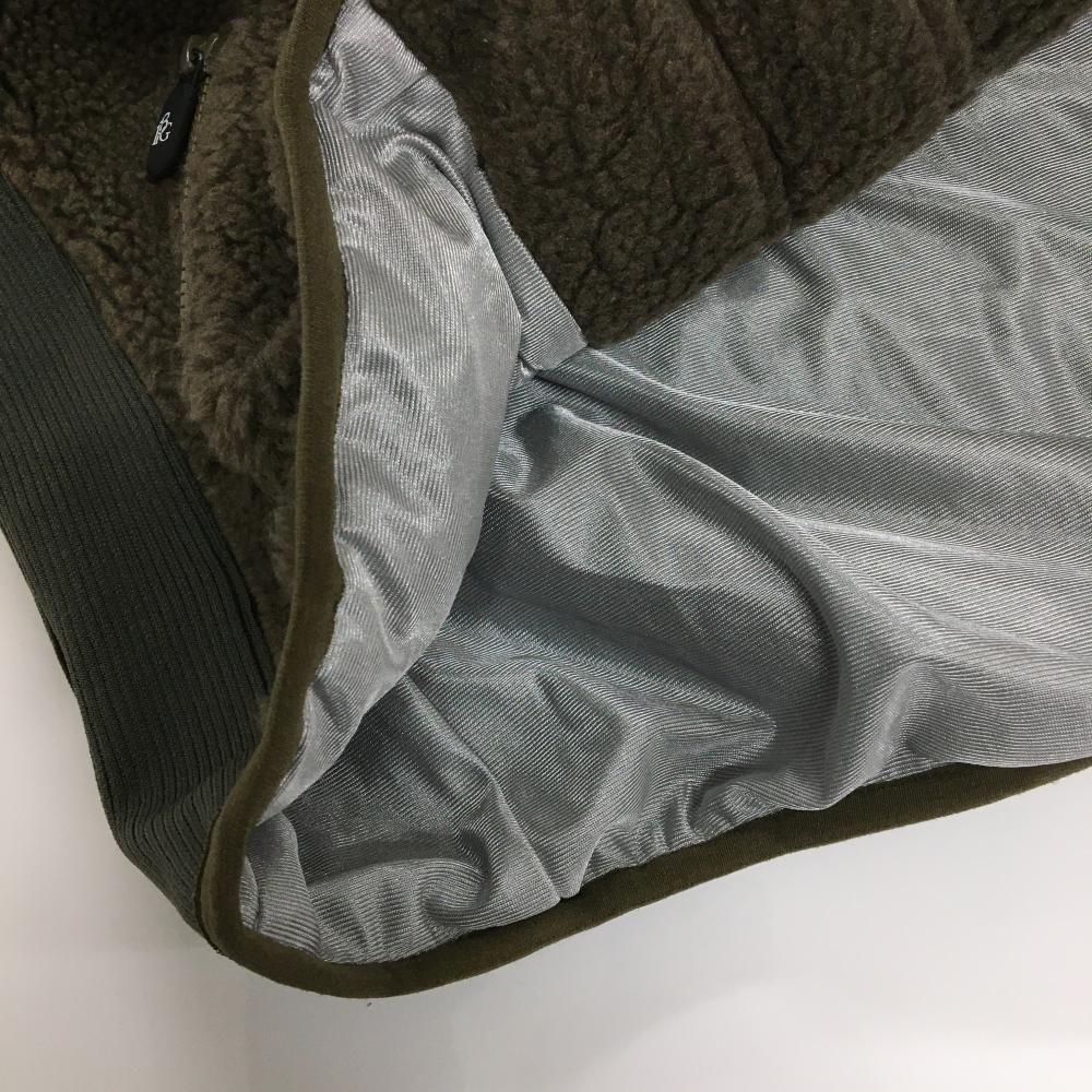 超 ウノピゥウノウグァーレトレゴルフ ボアベスト カーキ サイド切替 裏地付 メンズ V L ゴルフウェア 1PIU1UGUALE3 LLC-HASEGAWATOSO_COM