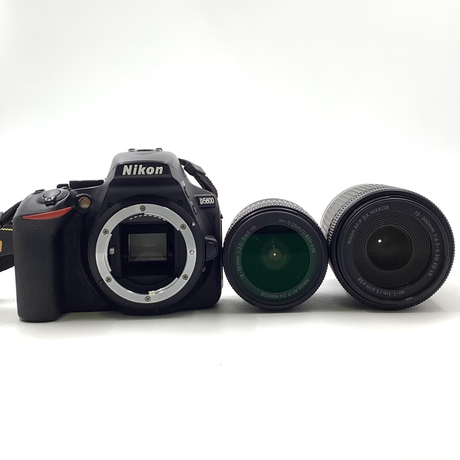 Nikon デジタル一眼 D5600 ダブルズームキット 動作 済 全額返金保証 最速発送