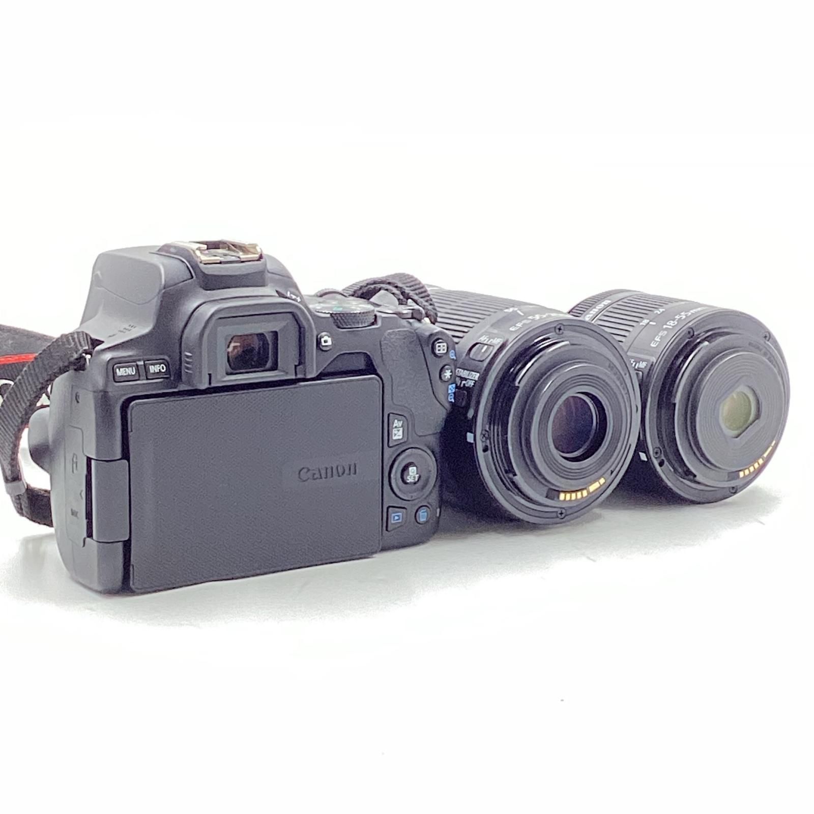  Canon デジタル一眼 EOS Kiss X 10 ダブルズームキット ブラック デジタル一眼レフ デジタルカメラ