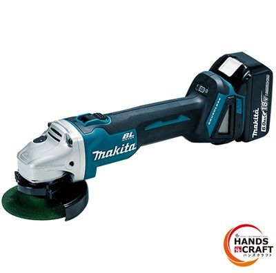 ▽ マキタ GA404DRGXN 充電式ディスクグラインダ バッテリー2個 充電器付 makita 新古品