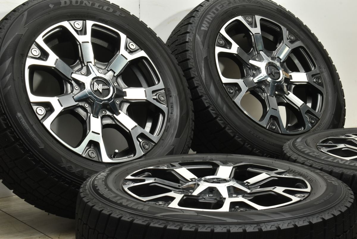 ナイトロパワー ウォーヘッド 17in 7J 40 PCD114.3 ダンロップ ウィンターマックス WM02 225|60R17 カローラクロス スタッドレス