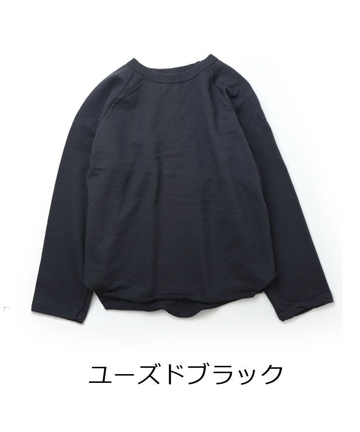 WALLA WALLA SPORT ワラワラスポーツ ルーズ ベースボール スウェット ユーズドブラック レディース 130081-SR