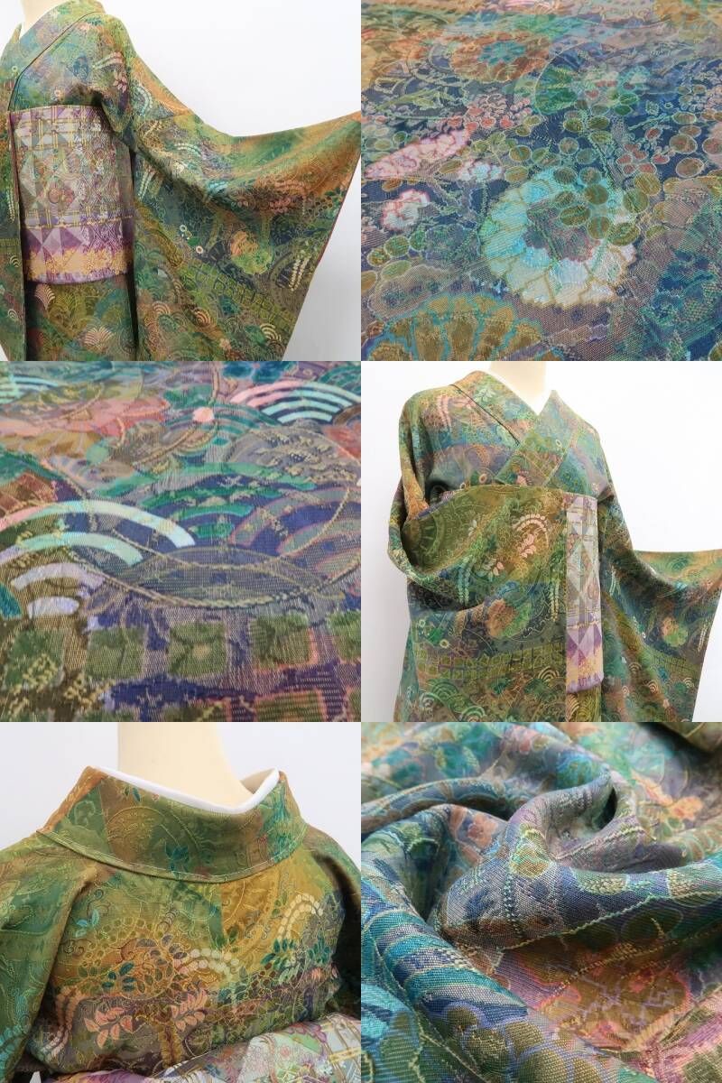 付下げ 袋帯7037