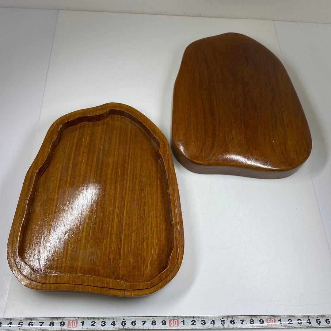 中国美術 歙州硯 大きな硯板 硯石 端渓 水波紋 中国美術 歙州硯 大きな