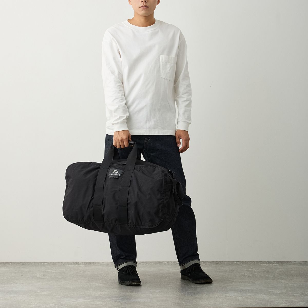 GREGORY ブラック ボストンバッグ　M 新品 グレゴリー GREGORY ボストンバッグ DUFFEL BAG M FR BLACK