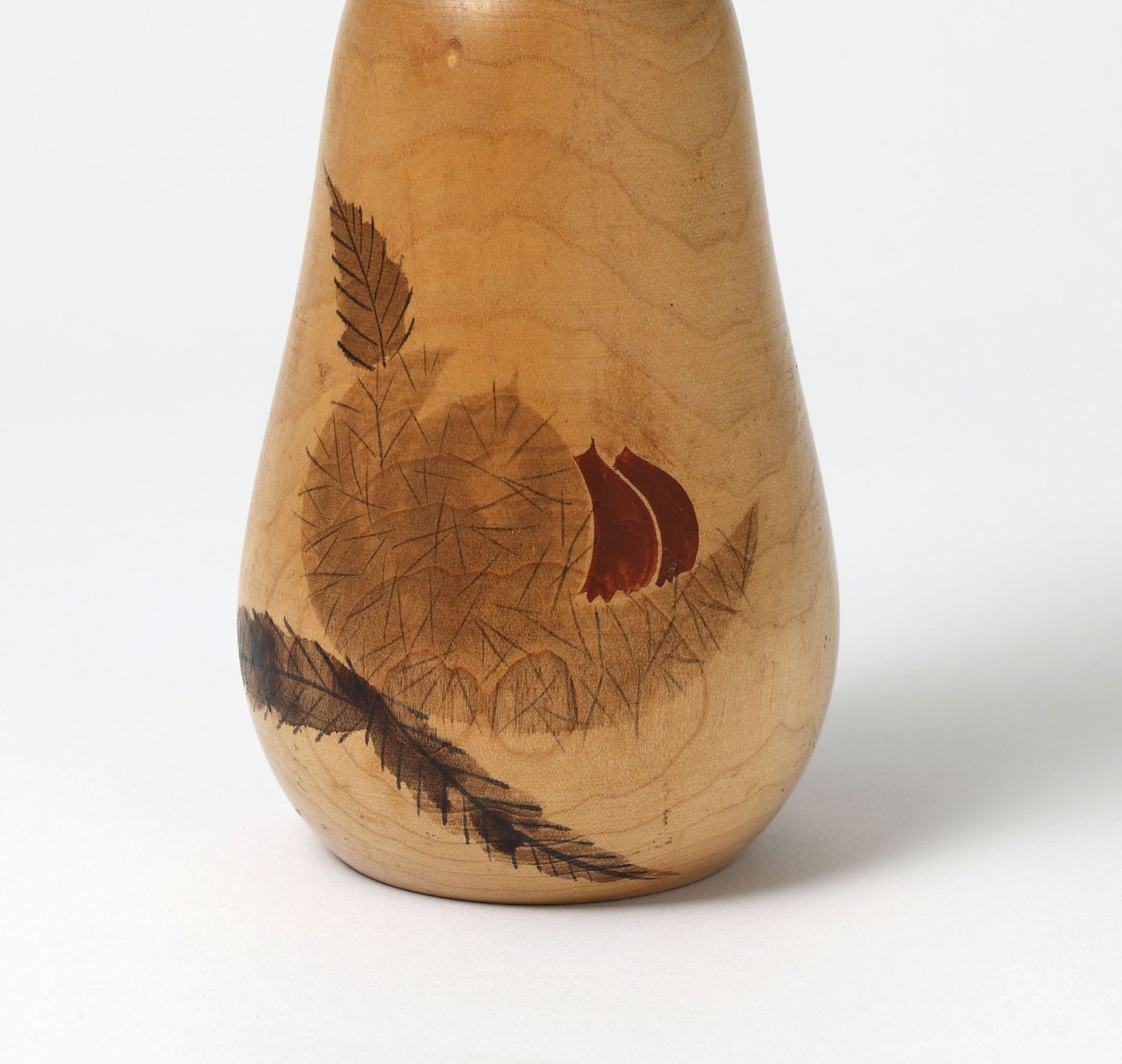 創作こけし 渡辺正雄（1917ｰ2007） くりぐり 高さ19.5cm