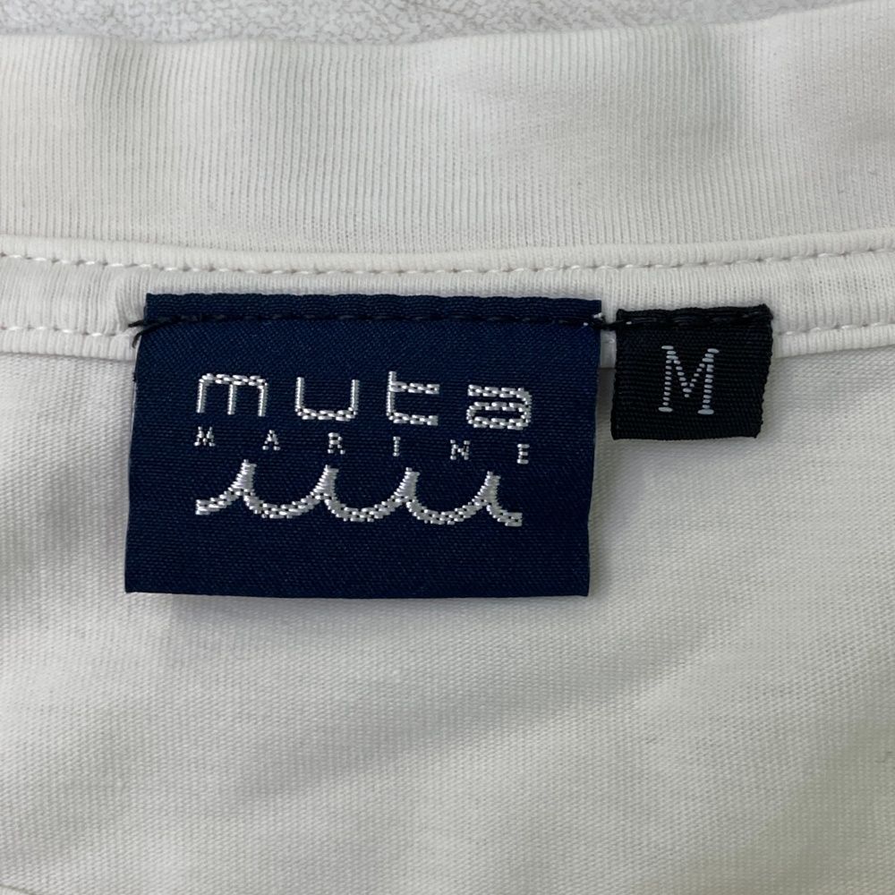 サイズ：6 MUTA MARINE ムータマリン ハイネック 半袖Tシャツ ロゴ