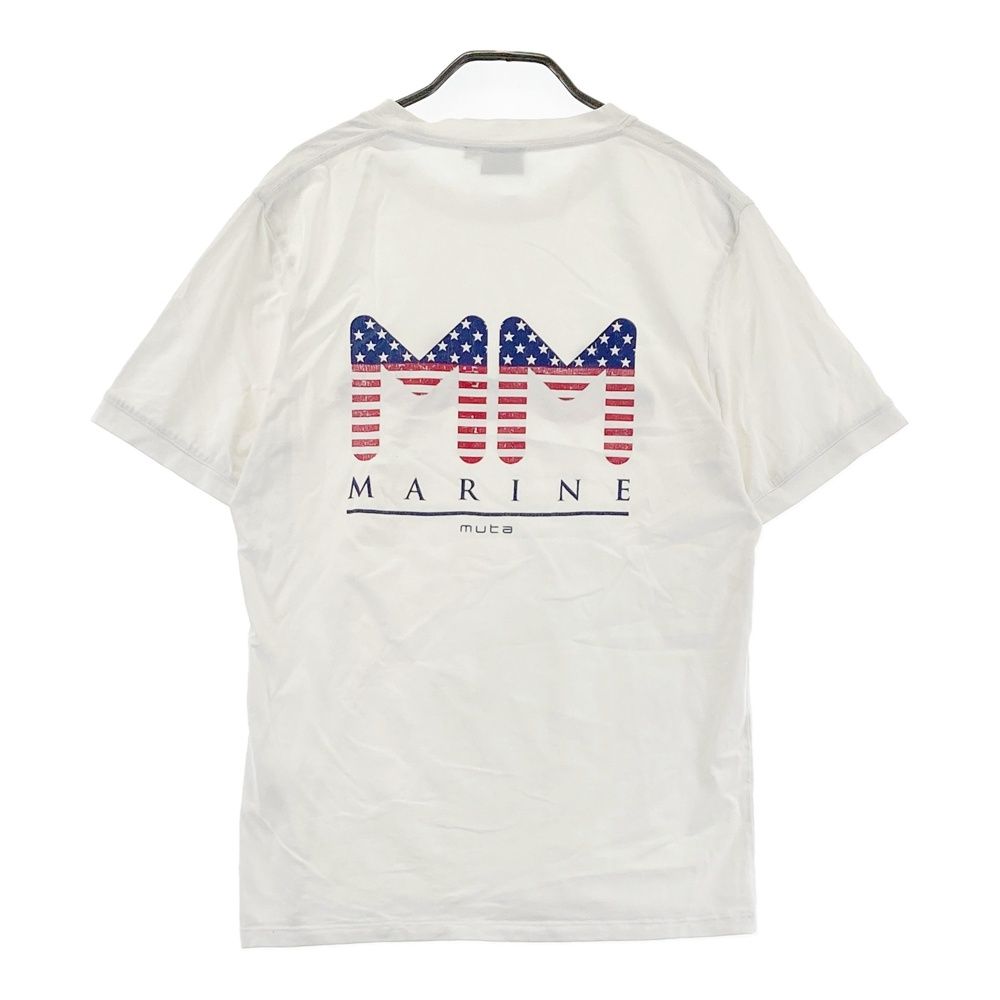 ムータマリン MARINE muta MUTA Tシャツ 半袖Tシャツ ホワイト 半袖