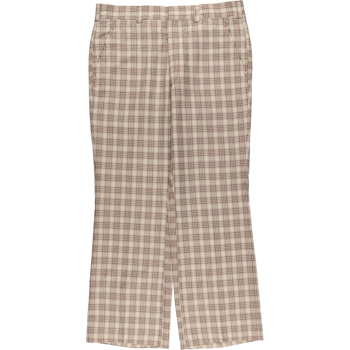 古着 70年代~ HART SCHAFFNER AND MARX チェック柄 スラックスパンツ メンズw35相当 ヴィンテージ|eaa592349