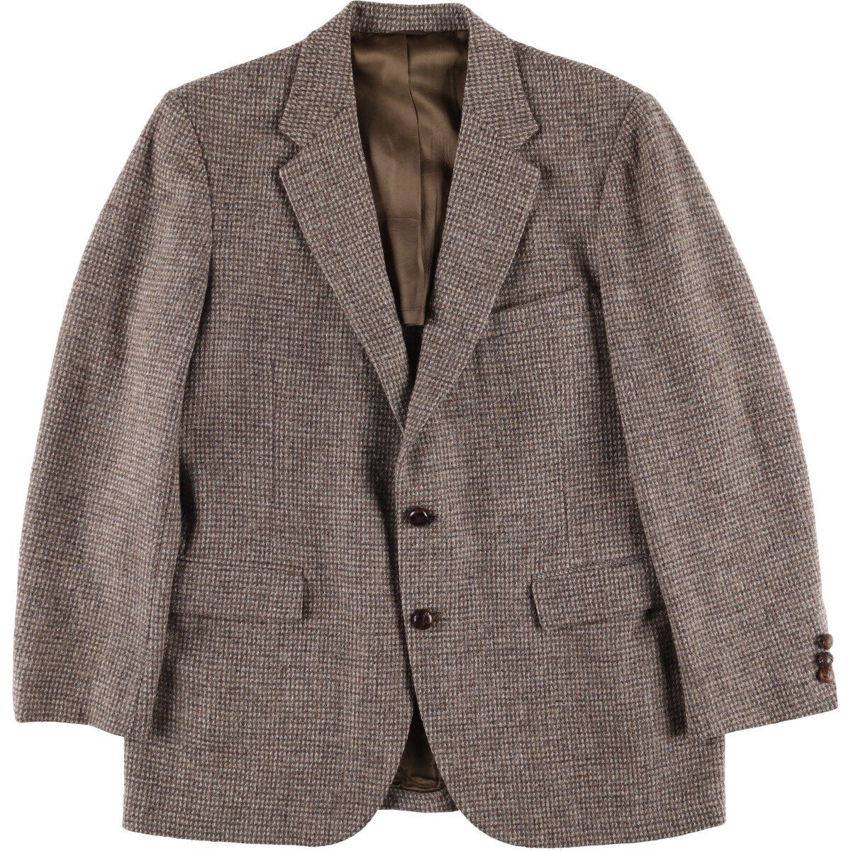 古着 80年代 スタッフォード STAFFORD Harris Tweed ハリスツイード ウールテーラードジャケット メンズM相当|eaa589898