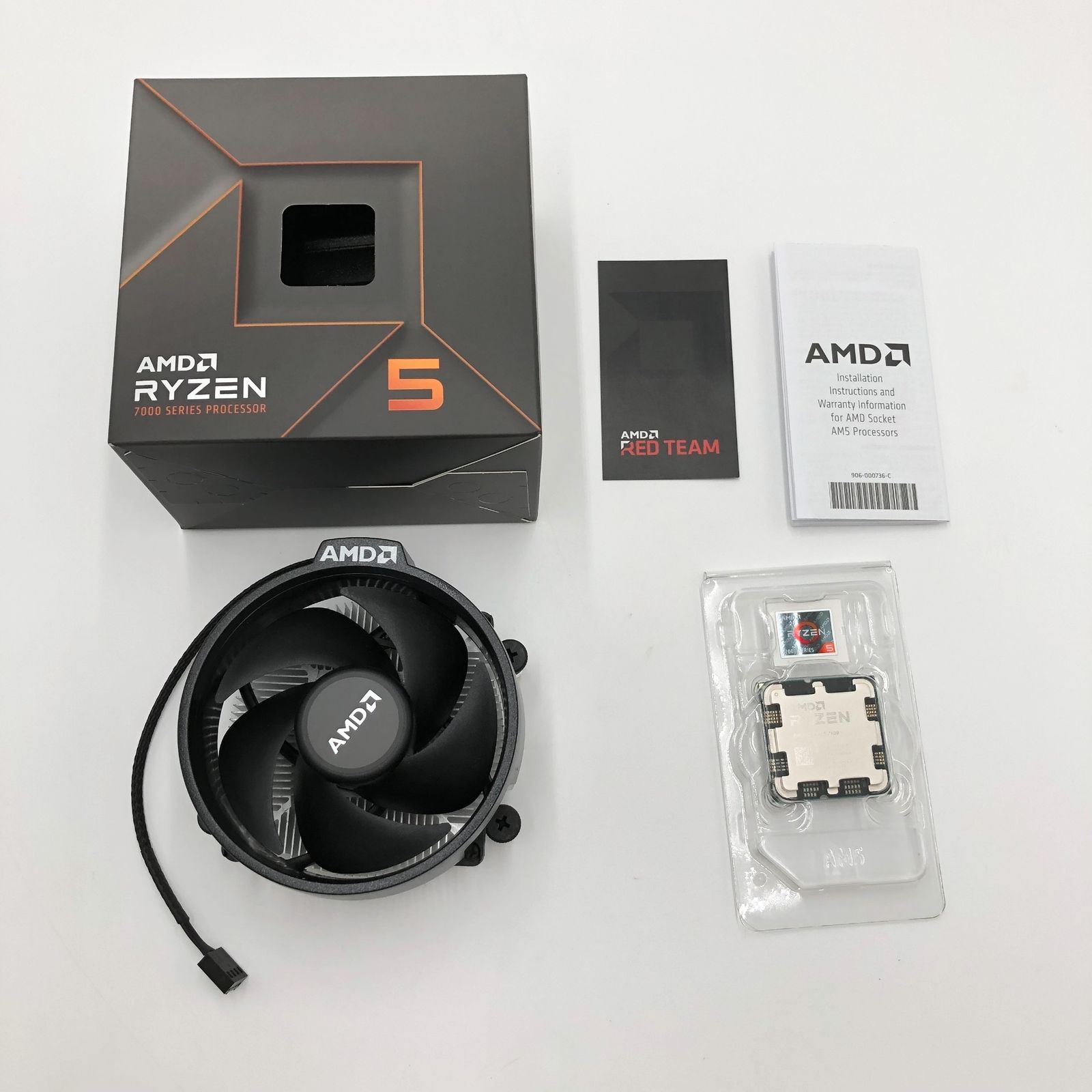 AMD Ryzen 5 7600 Wraith Stealth Cooler 3.8GHz 6コア 12スレッド 38MB 65W 100-100001015BOX 三年保証 並行輸入品