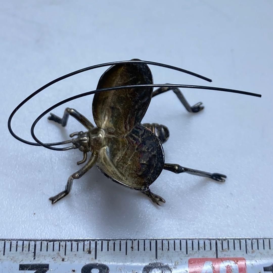 清課堂 銀製 鈴虫置物 共箱 5g 幅4.5㎝ トヒウ 東な7-0209① - メルカリ