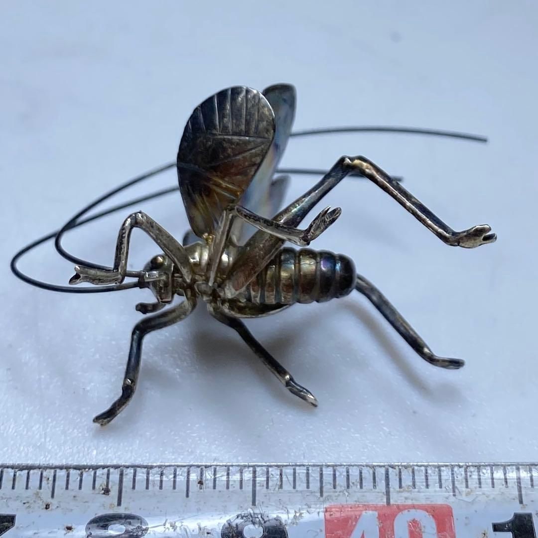 清課堂 銀製 鈴虫置物 共箱 5g 幅4.5㎝ トヒウ 東な7-0209① - メルカリ