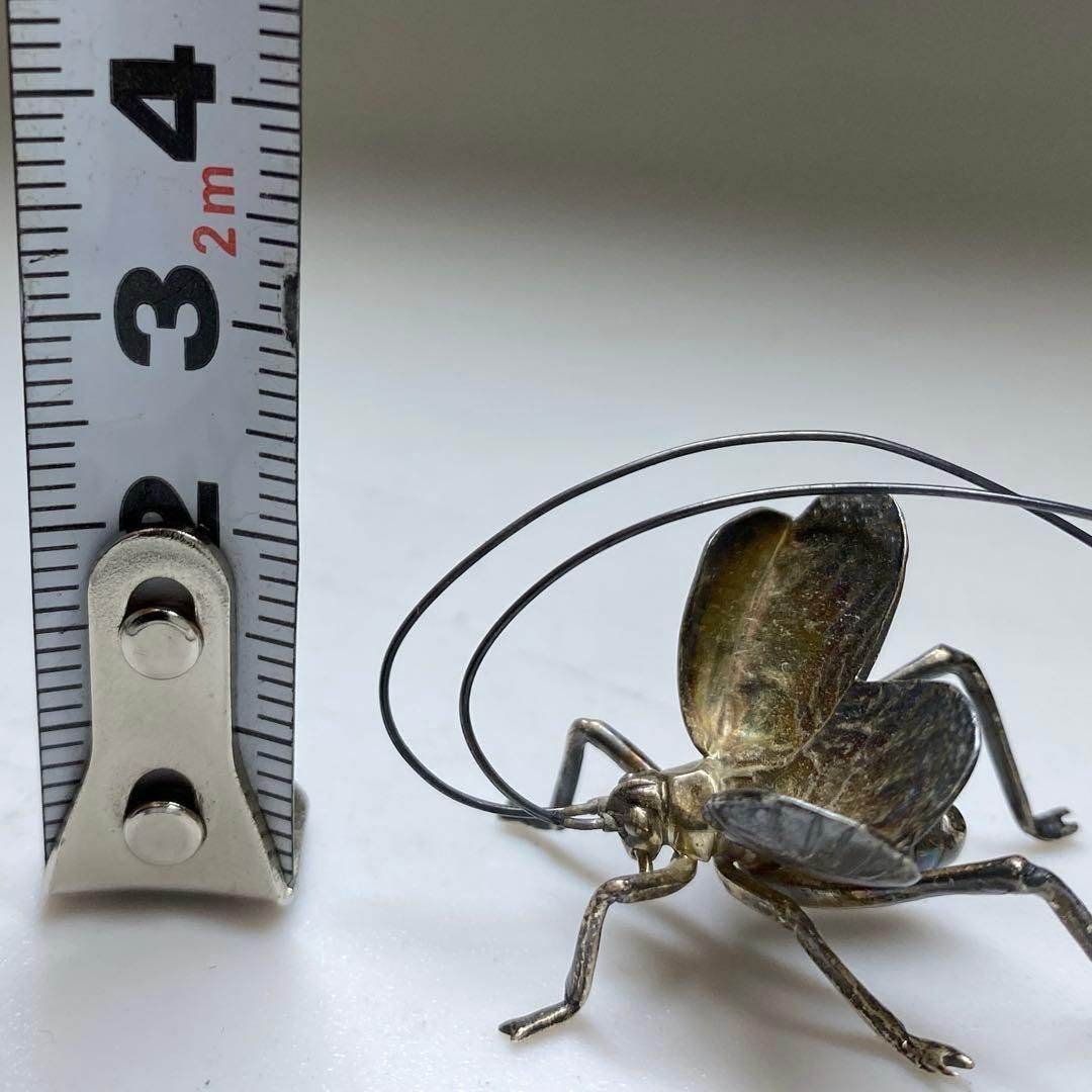 清課堂 銀製 鈴虫置物 共箱 5g 幅4.5㎝ トヒウ 東な7-0209① - メルカリ